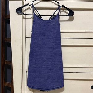 Lululemon Heathered blue Athletic Tank
